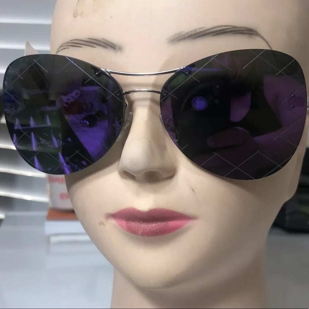 NWT Authentic Chanel Purple mirror sunglasses 🕶